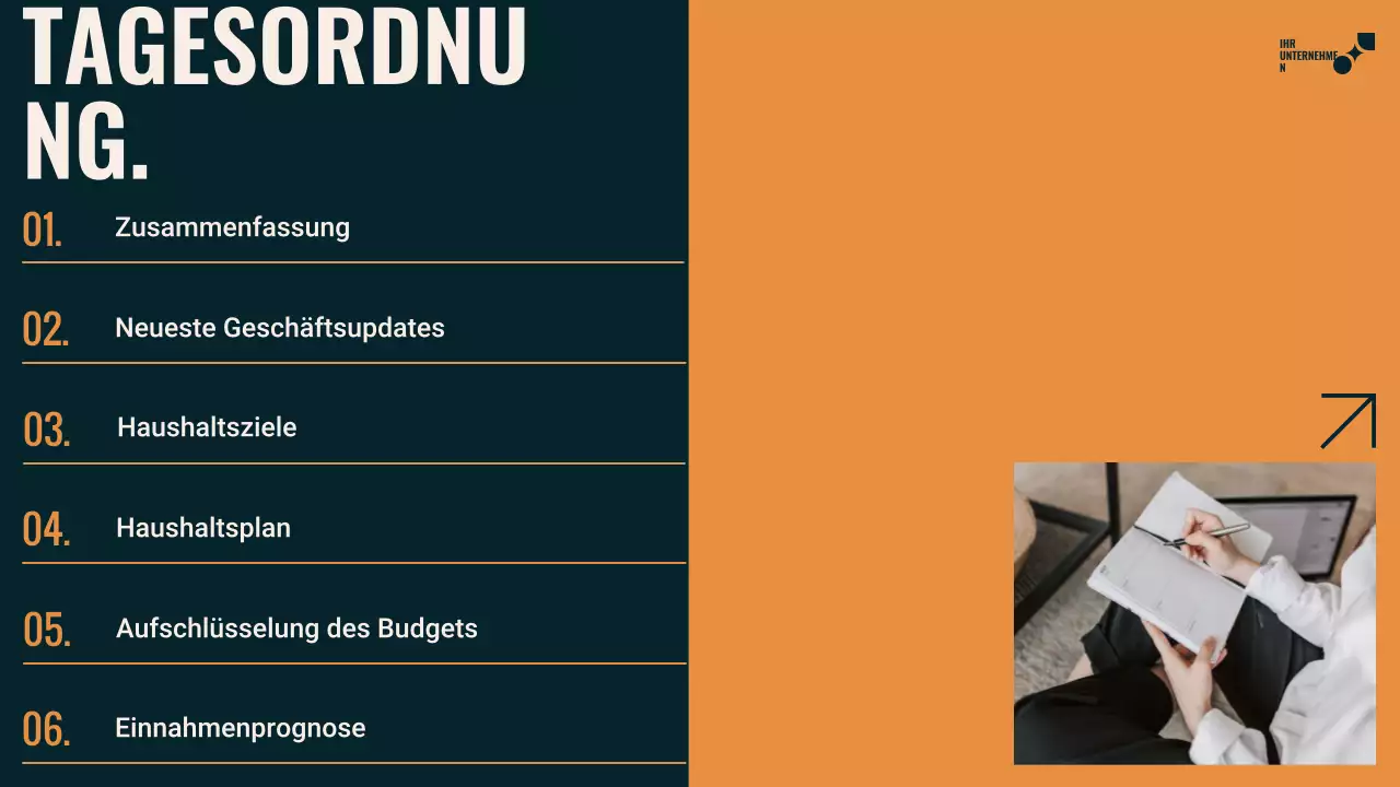 Leitfaden für einen modernen Budgetplaner in Blaugrün