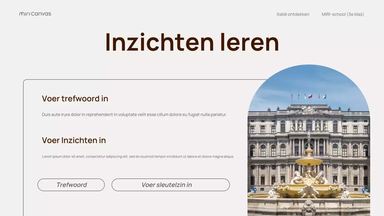 Beige Classic Italië Reisgids Presentatie