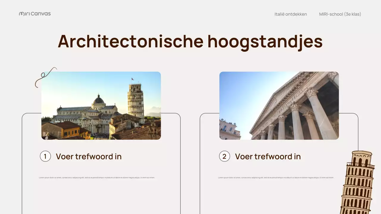 Beige Classic Italië Reisgids Presentatie