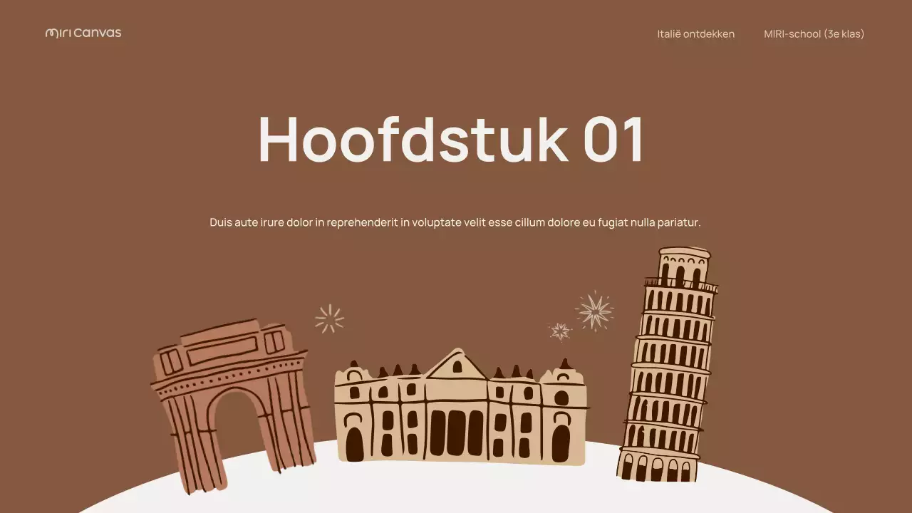 Beige Classic Italië Reisgids Presentatie