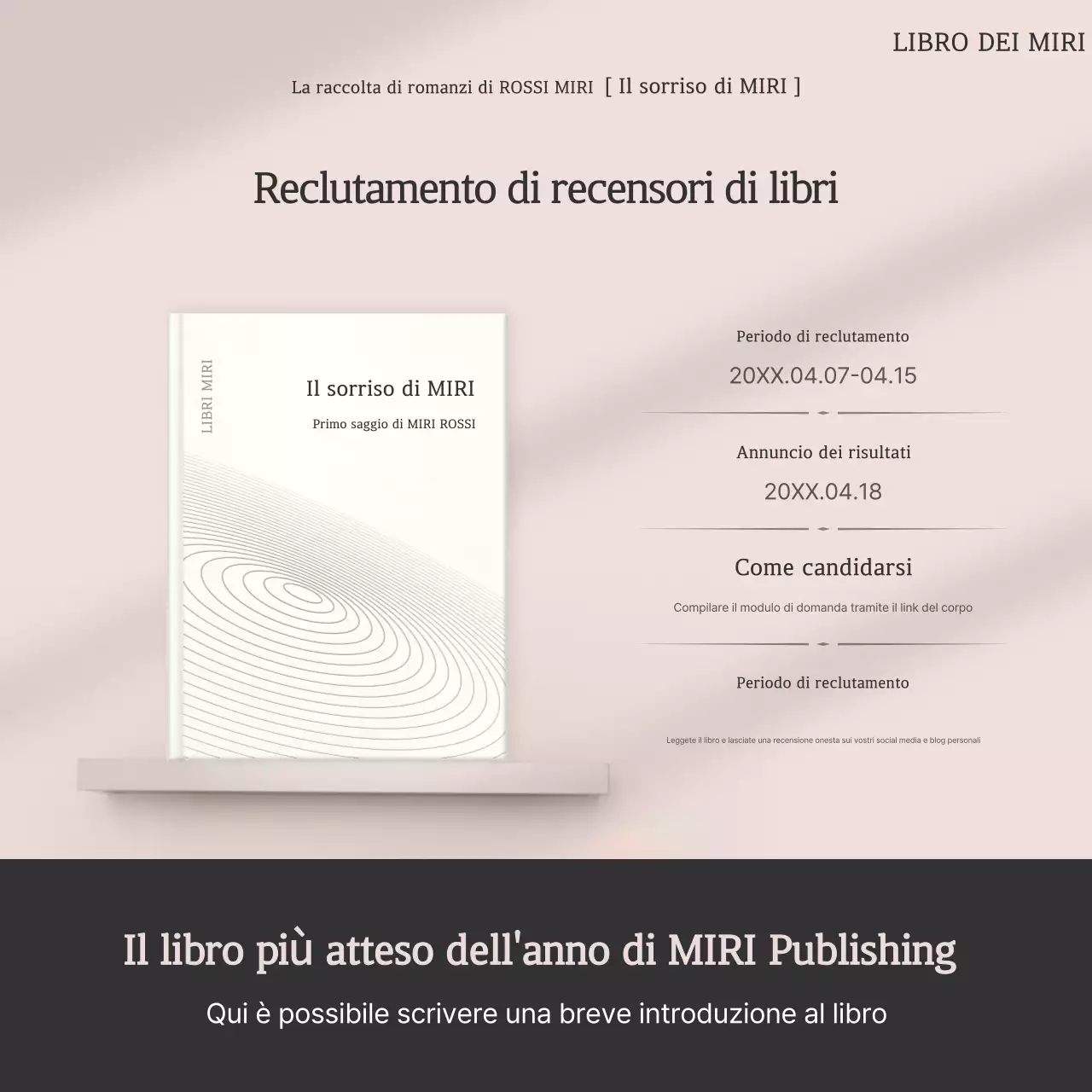 Reclutamento per Beige Modern Publishing