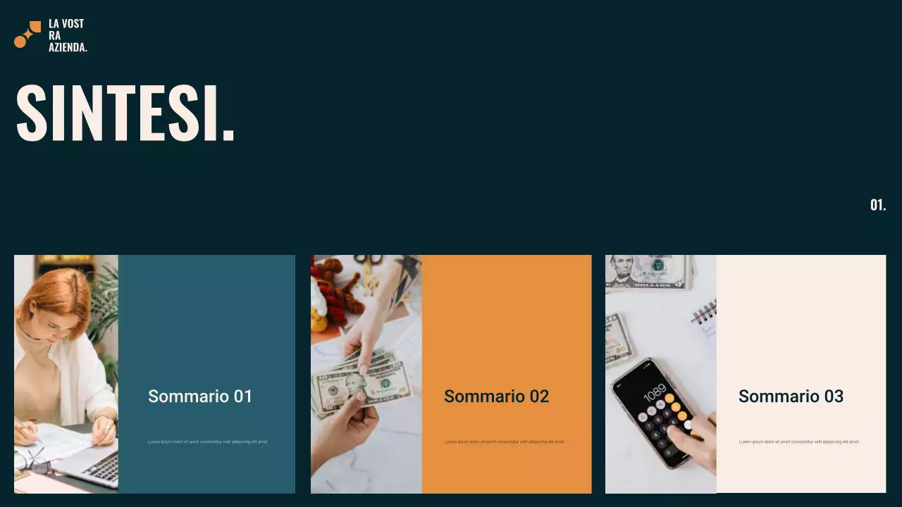 guida pianificatore di budget moderno color verde acqua