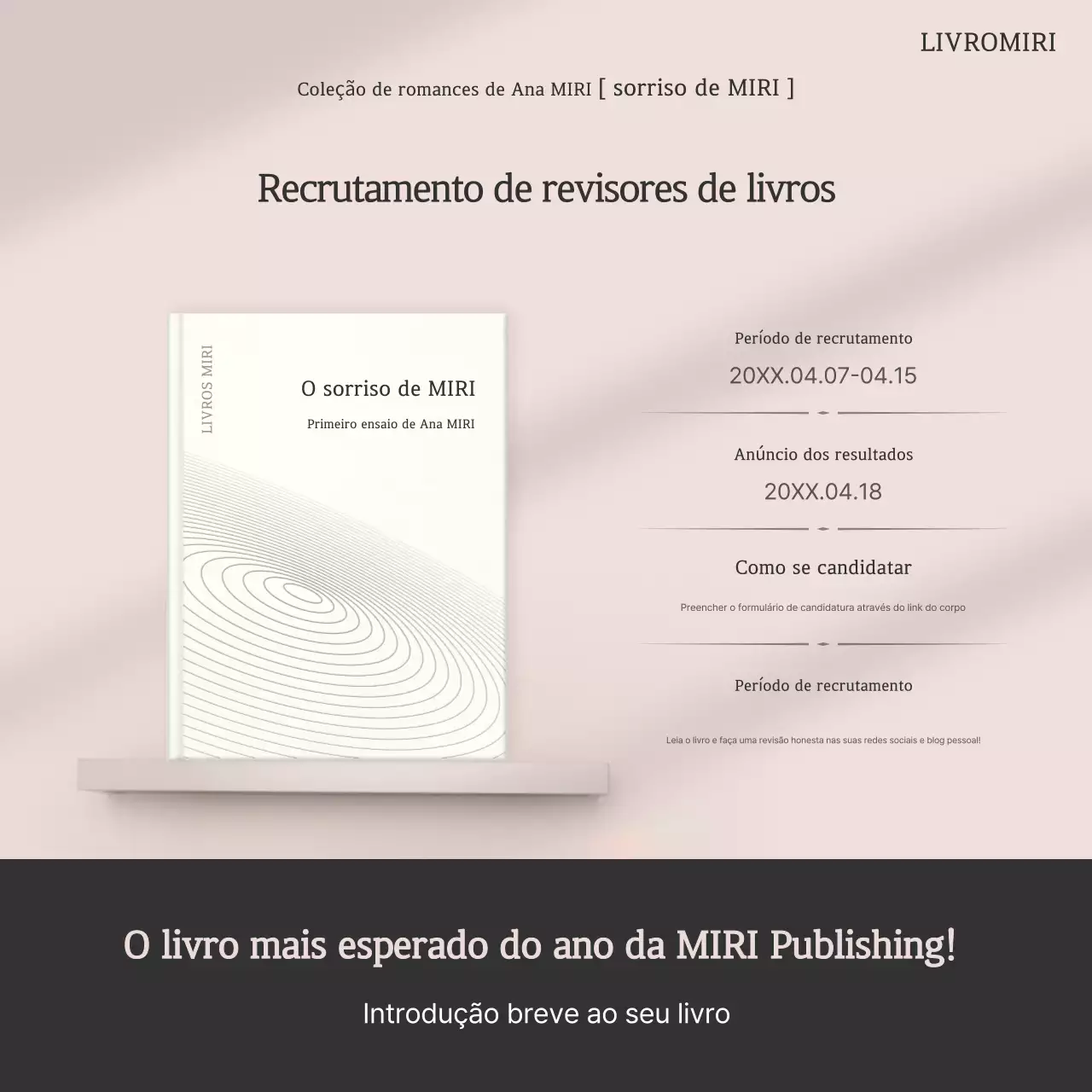 Recrutamento da Bege Modern Publishing