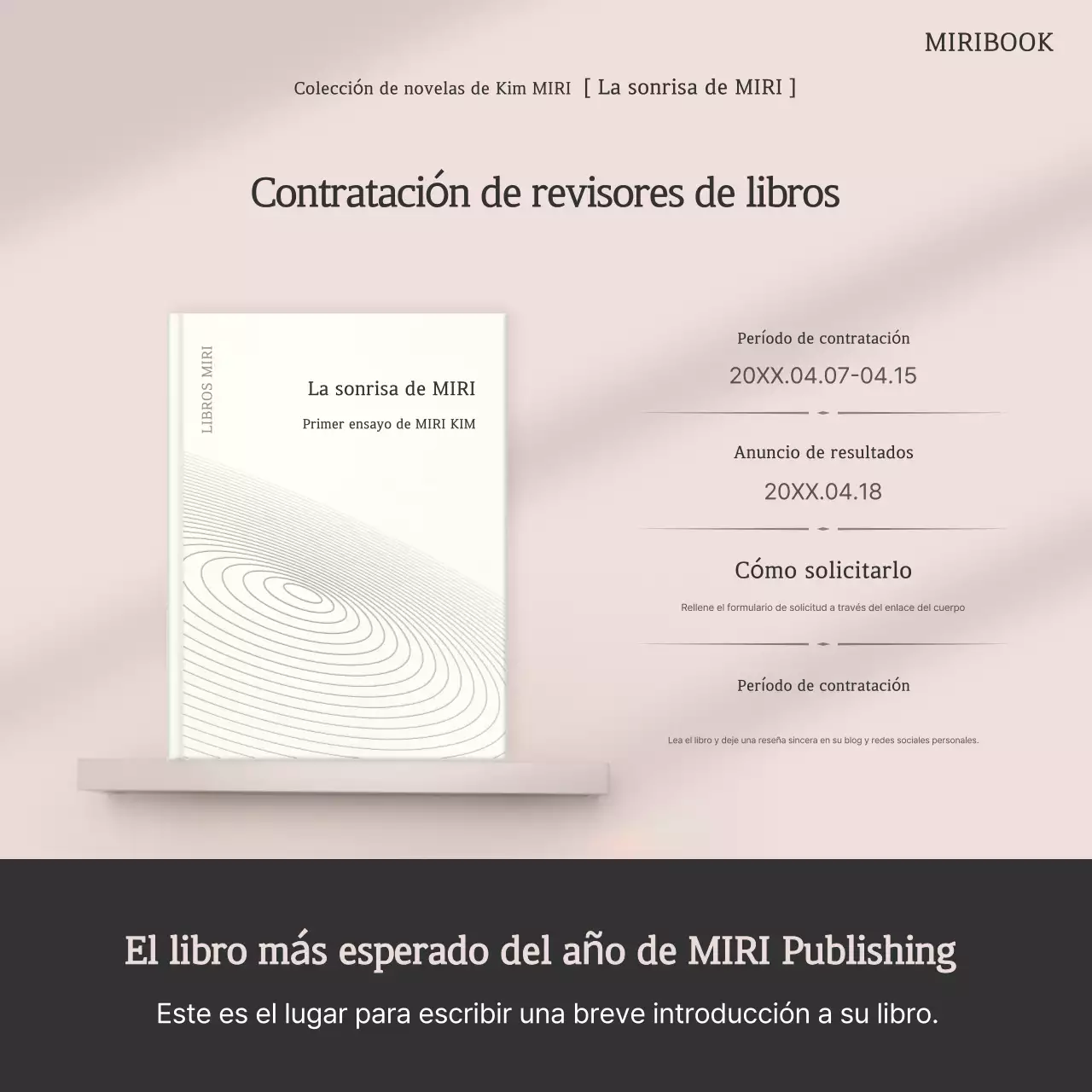 Reclutamiento de Editorial Moderna Beige