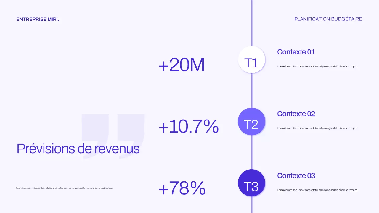 planificateur financier moderne violet