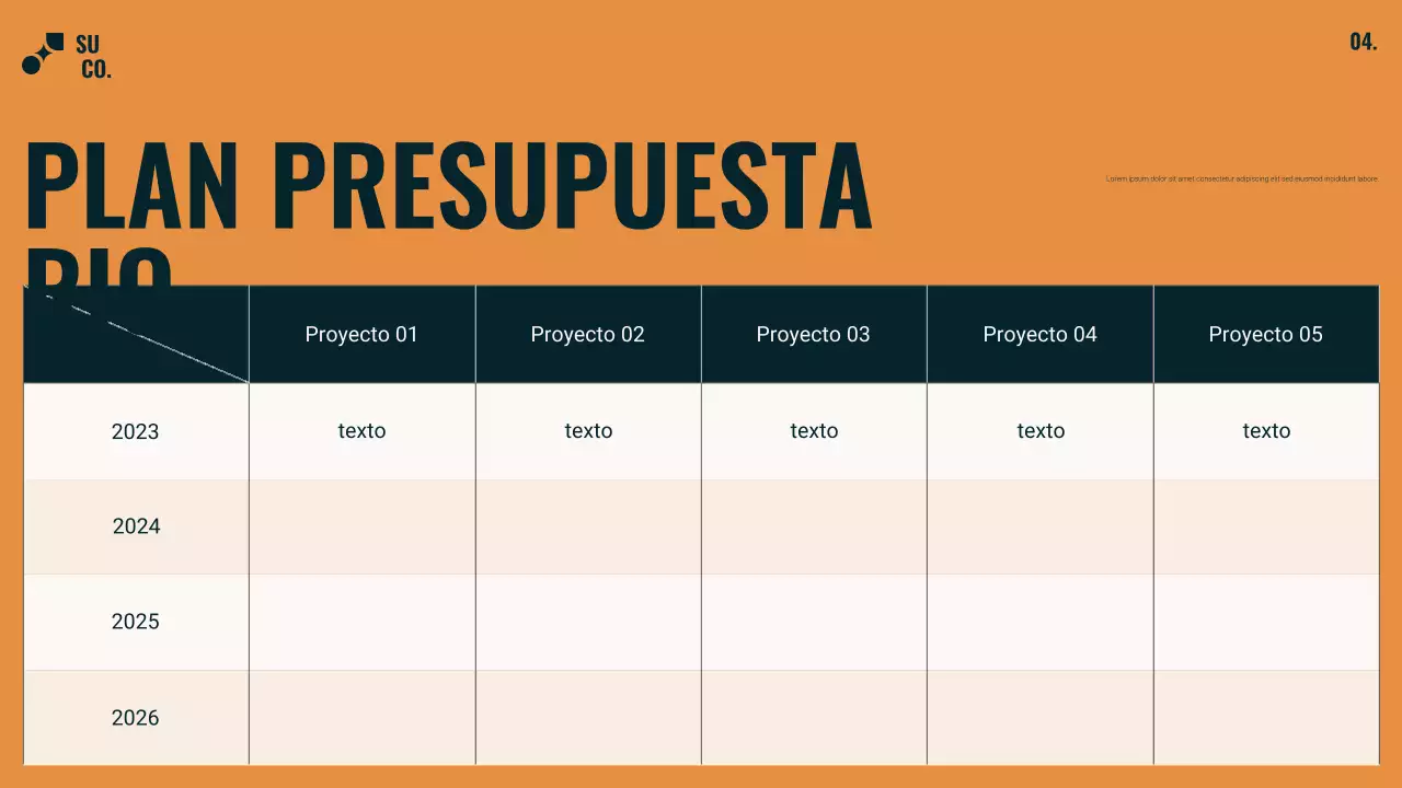 Guía moderna de planificación de presupuesto en verde azulado
