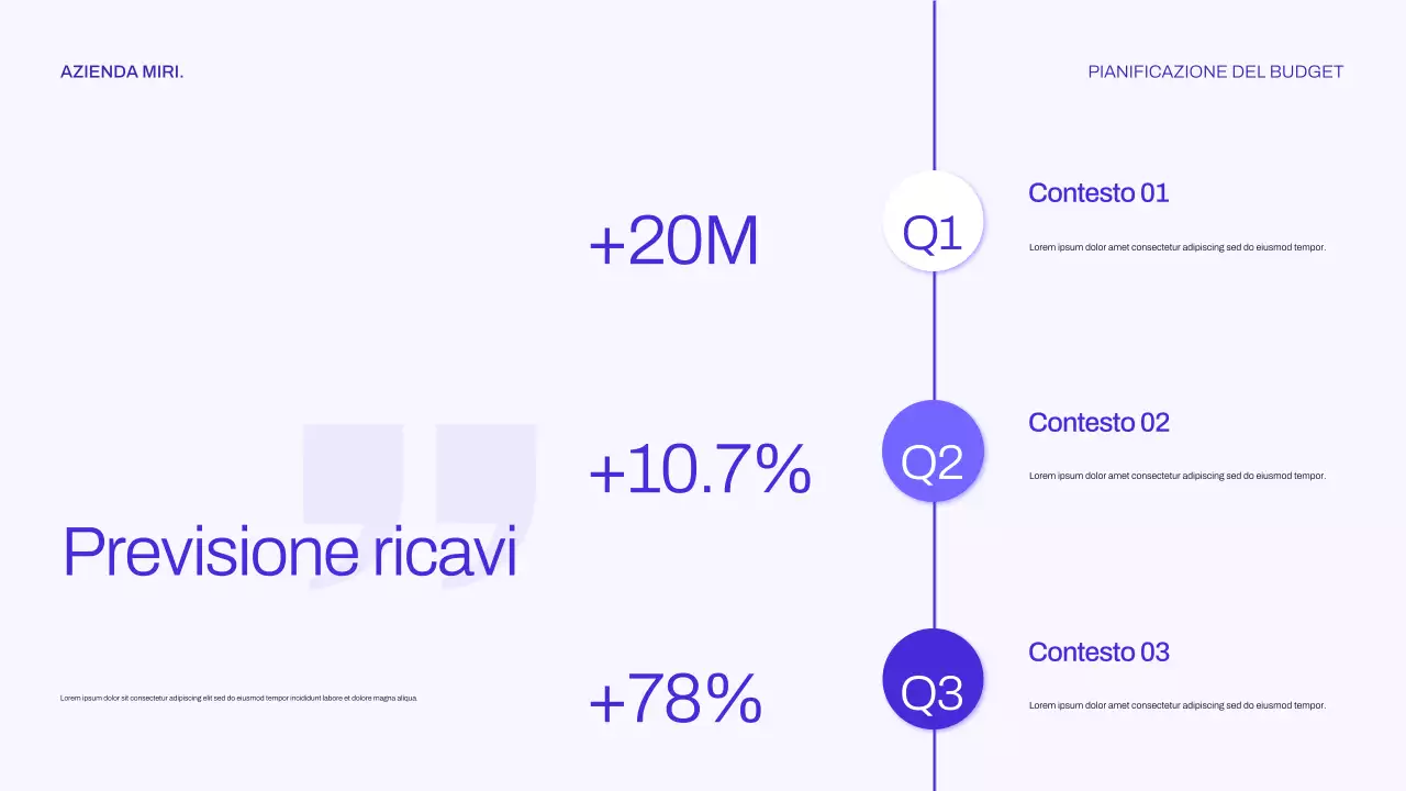 pianificatore finanziario moderno viola