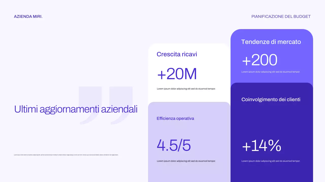 pianificatore finanziario moderno viola