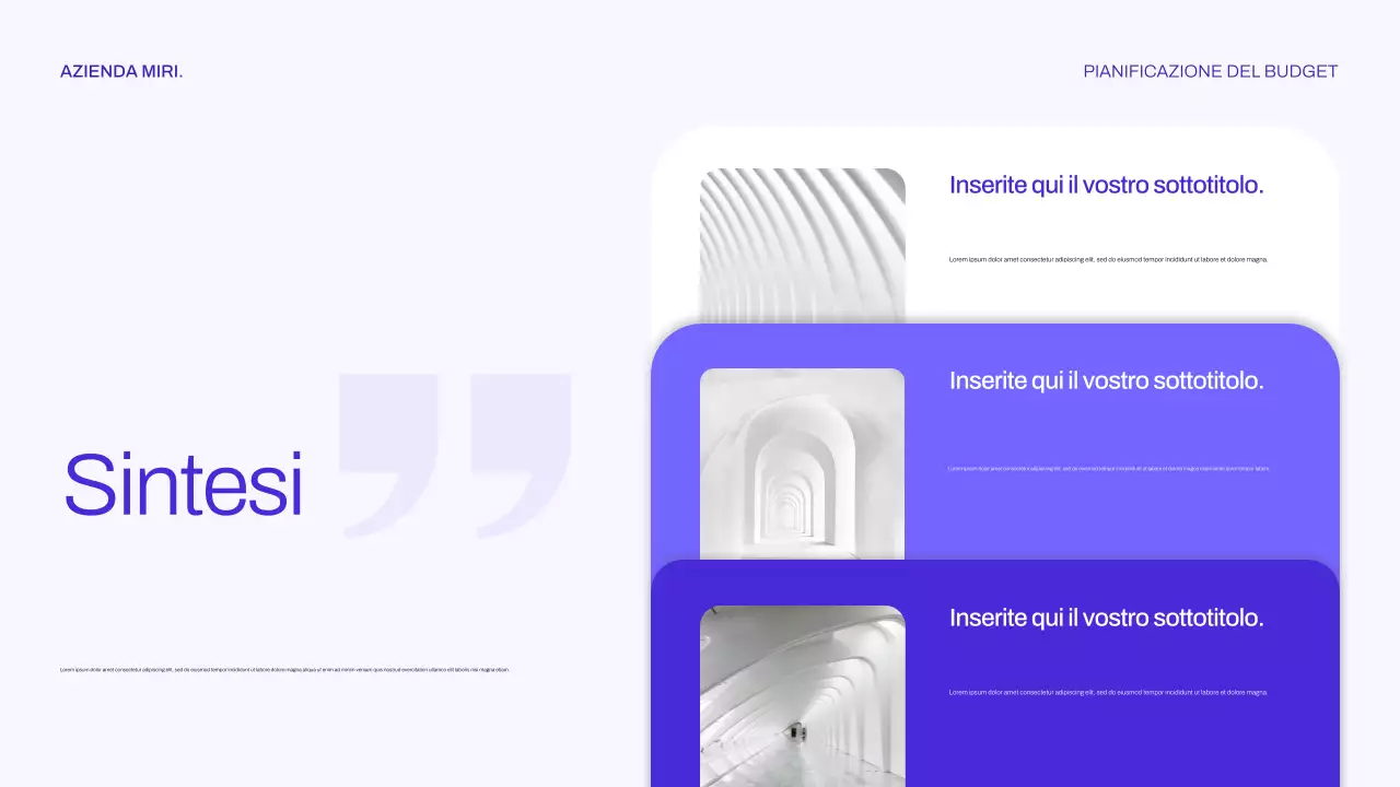 pianificatore finanziario moderno viola