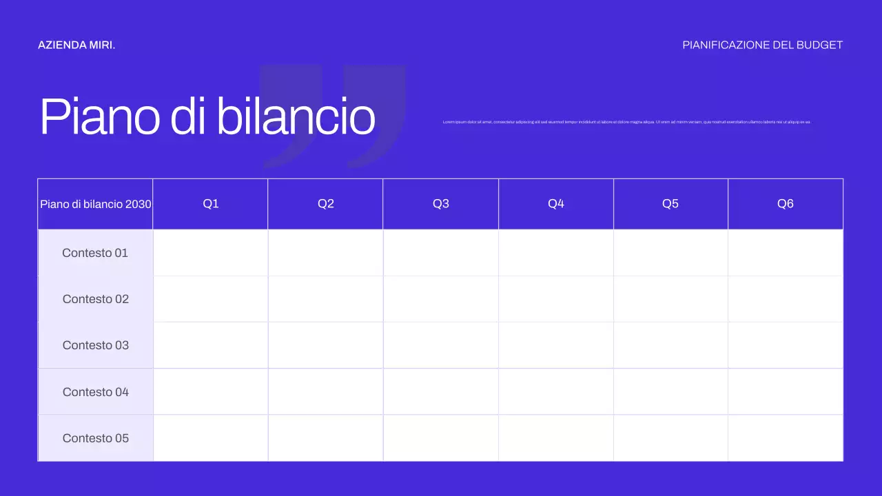 pianificatore finanziario moderno viola