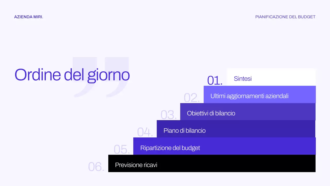 pianificatore finanziario moderno viola