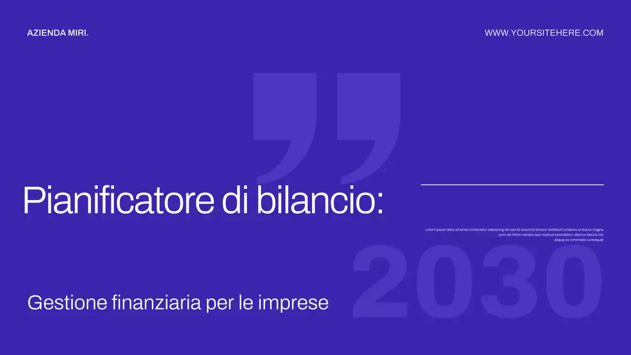 pianificatore finanziario moderno viola