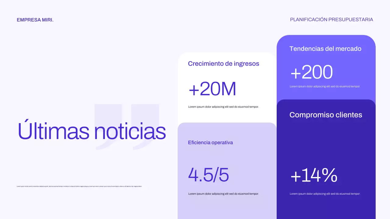 Planificador financiero moderno morado