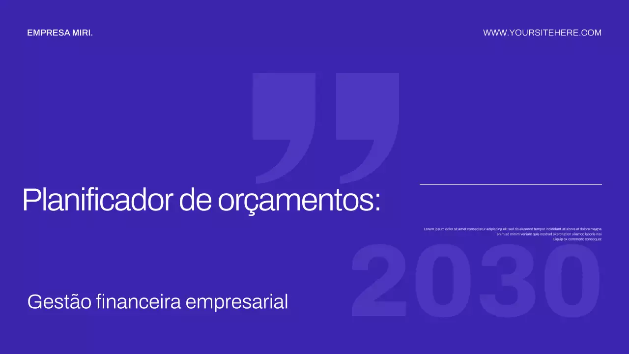 planejador financeiro moderno roxo