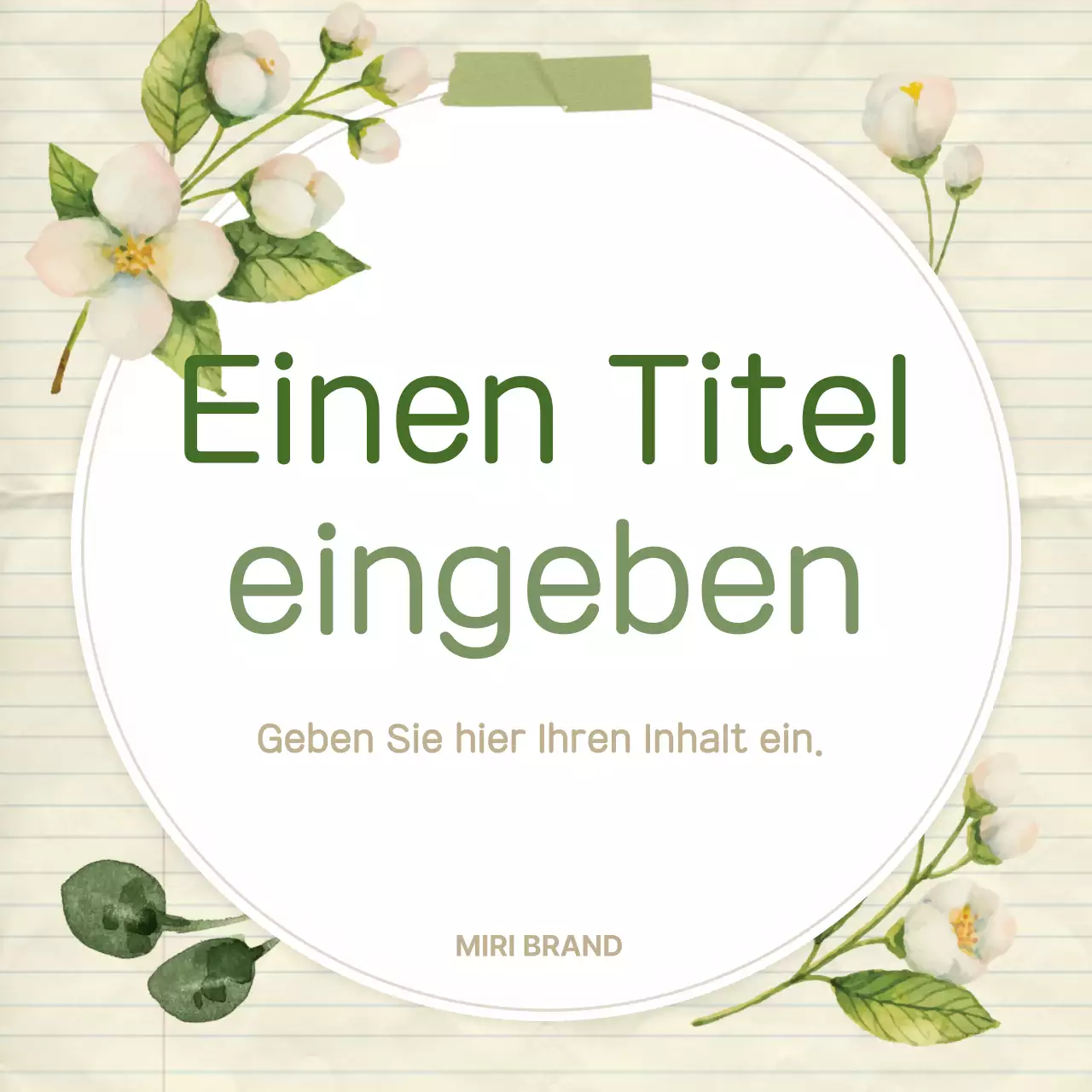 Beiges Vintage-Postkartendesign