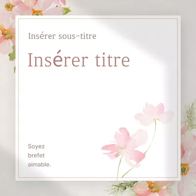 Guide d'invitation élégant de Yeon Bora