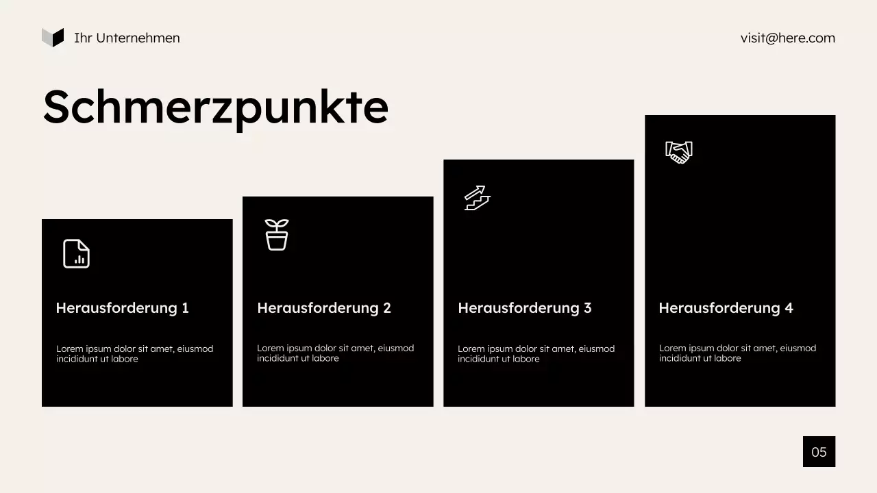 beige moderne Marketingpräsentation