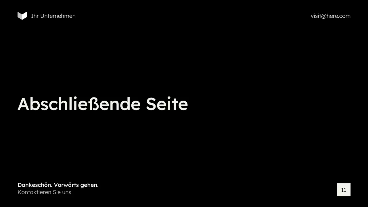 beige moderne Marketingpräsentation