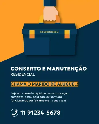 Publicação do Navy Modern Handyman no Instagram