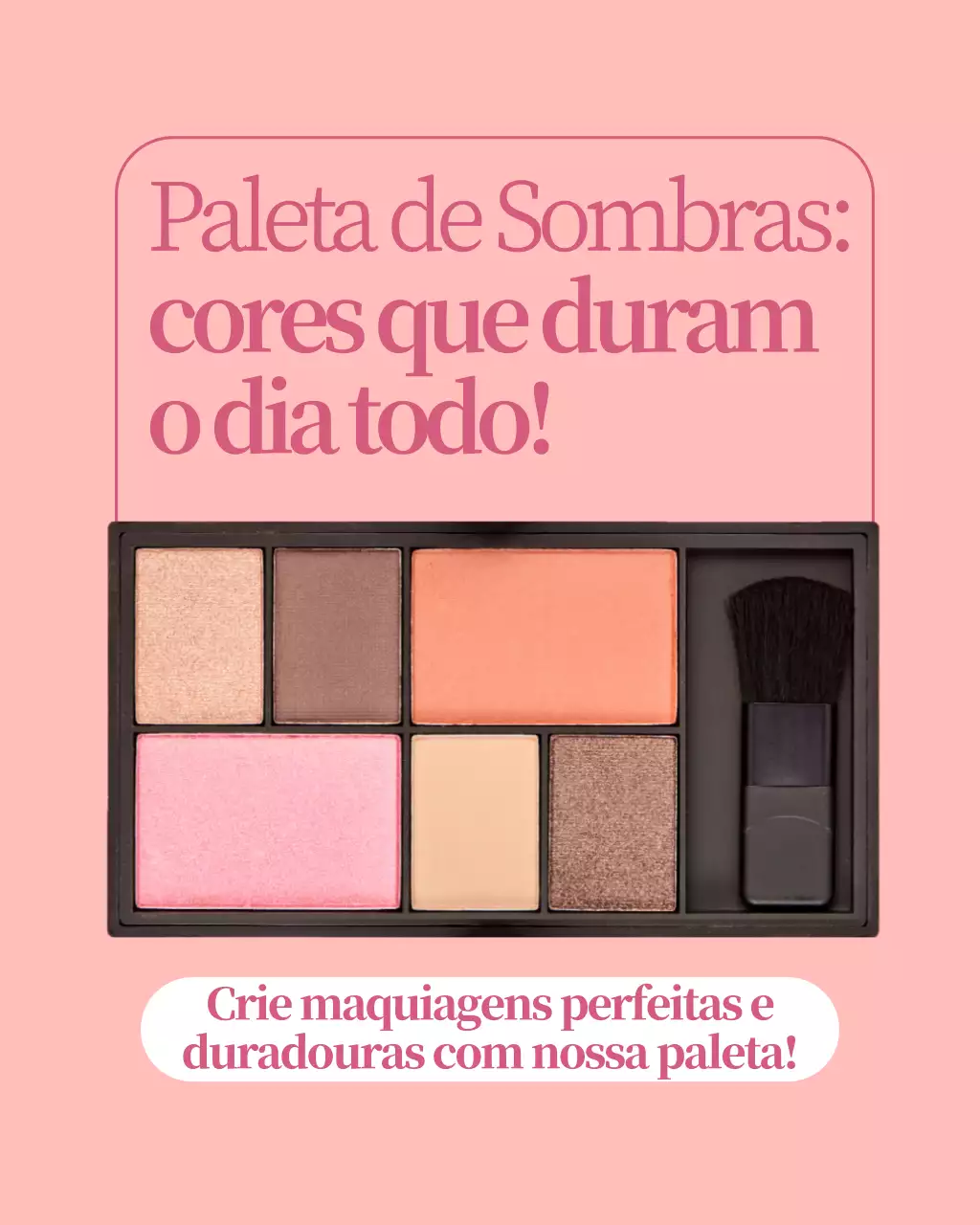 Postagem promocional do Instagram da Pink Modern Cosmetics