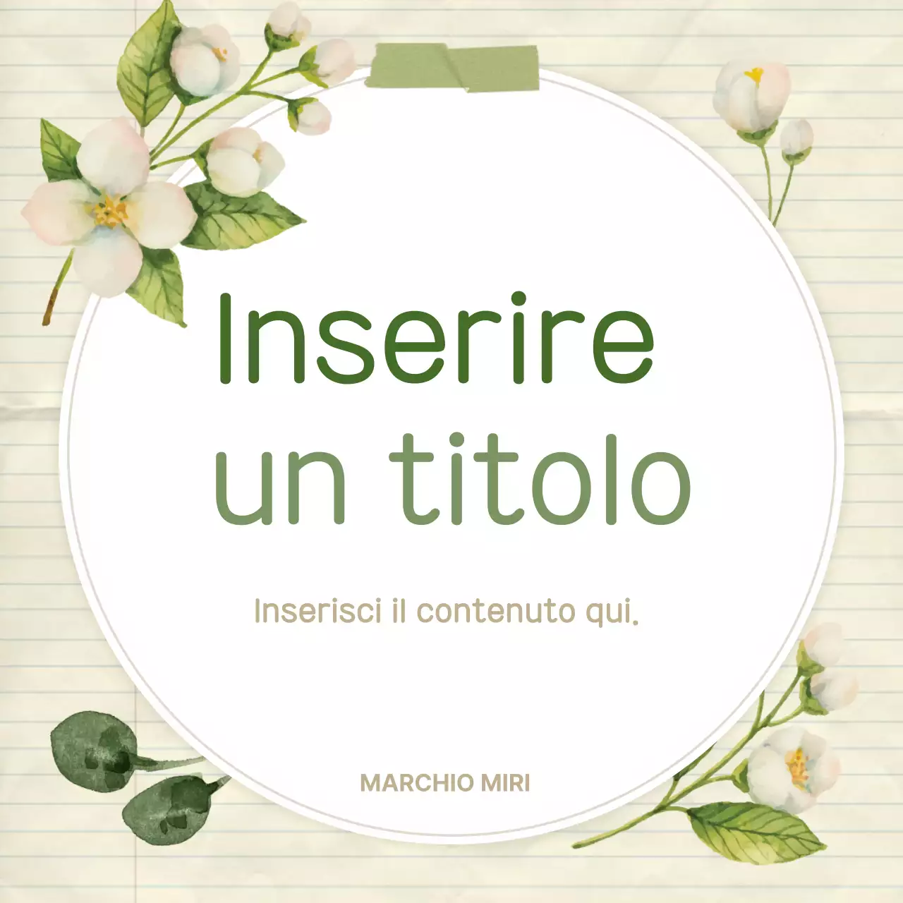 Disegno cartolina vintage beige