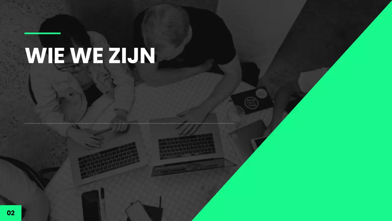 groene moderne marketinggids