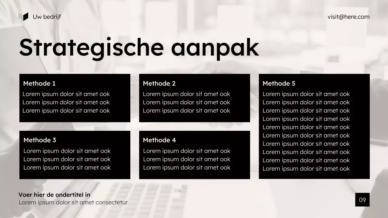 beige moderne marketingpresentatie