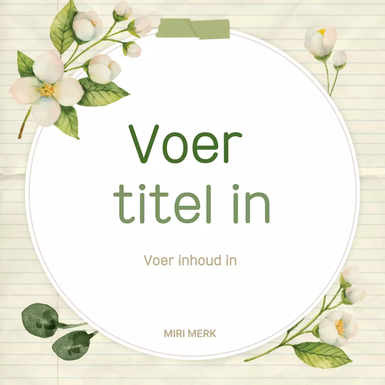 Beige vintage ansichtkaartontwerp