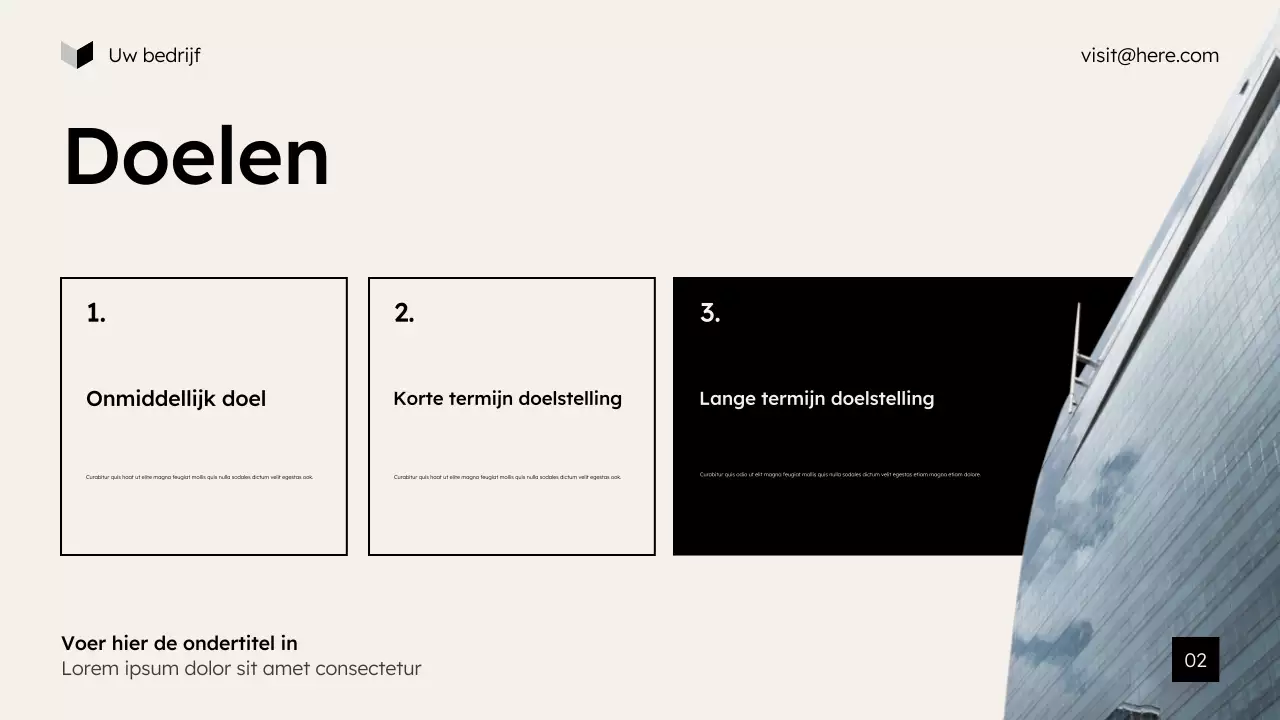 beige moderne marketingpresentatie