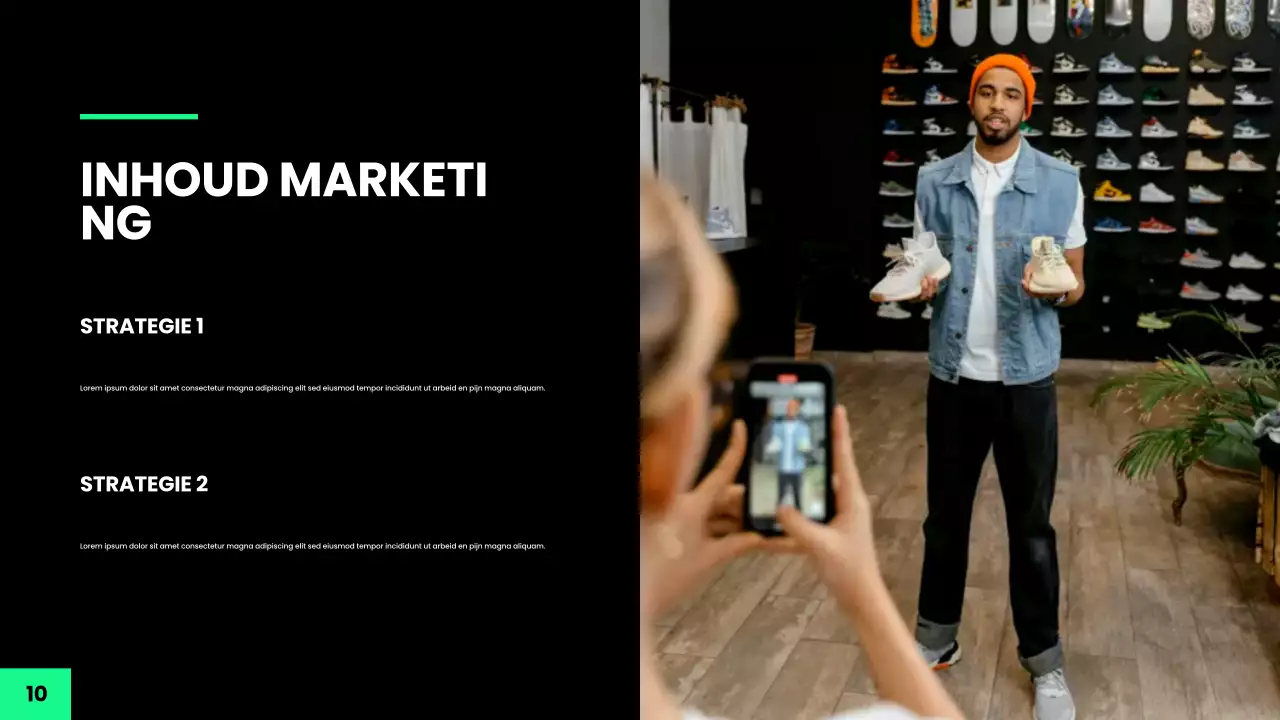 groene moderne marketinggids