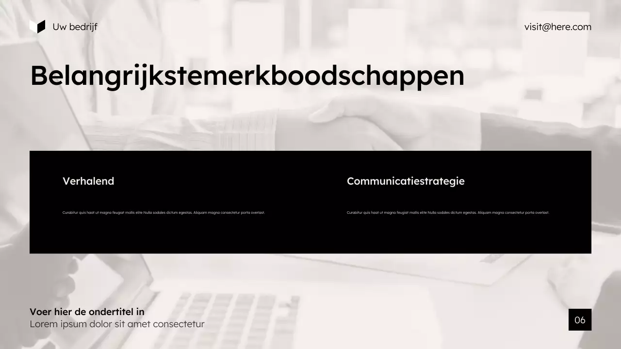 beige moderne marketingpresentatie