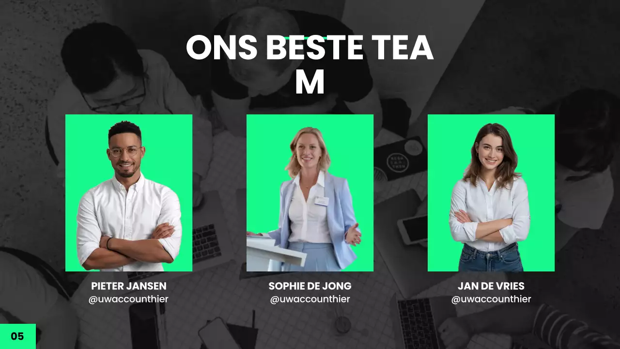 groene moderne marketinggids