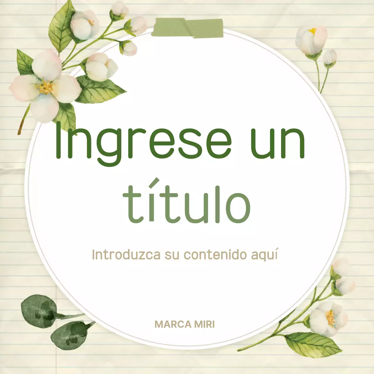 Diseño de postal vintage beige