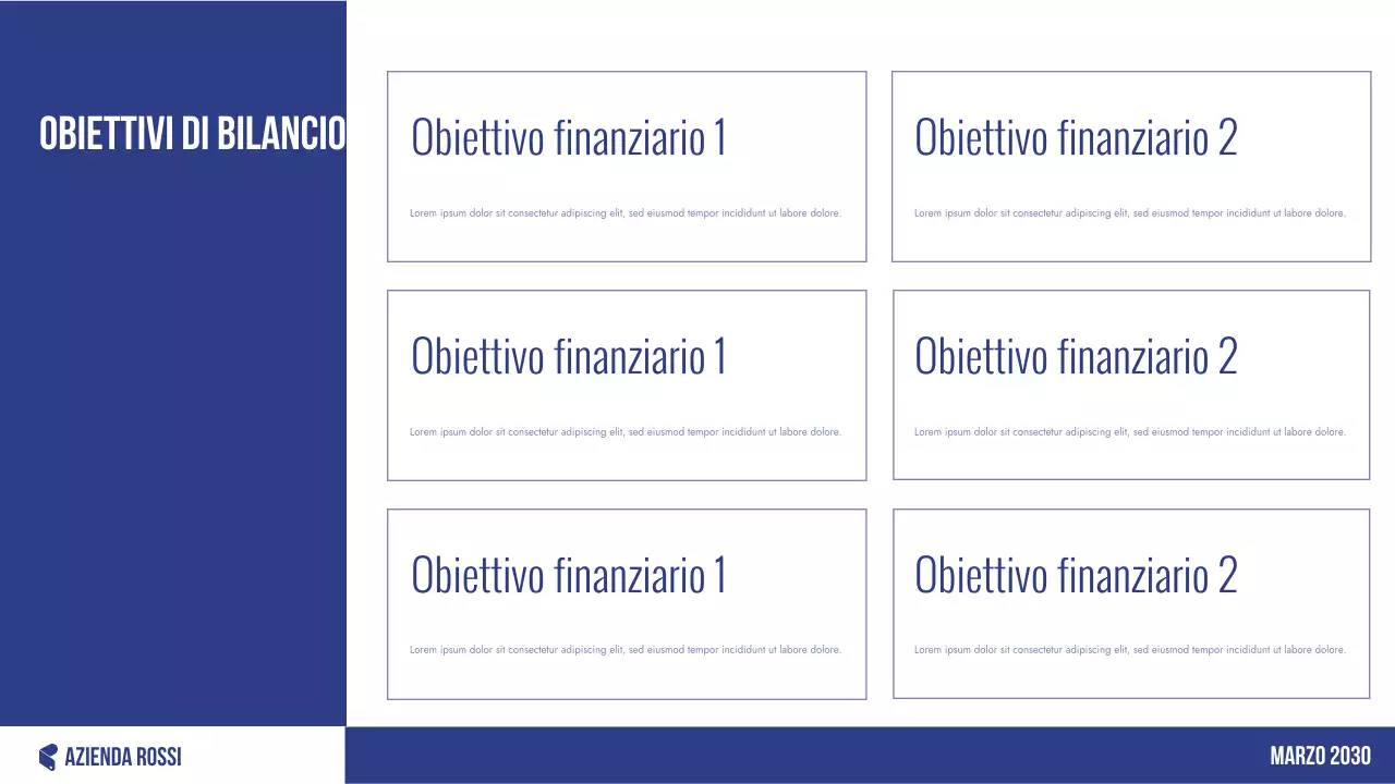 pianificatore di budget professionale blu