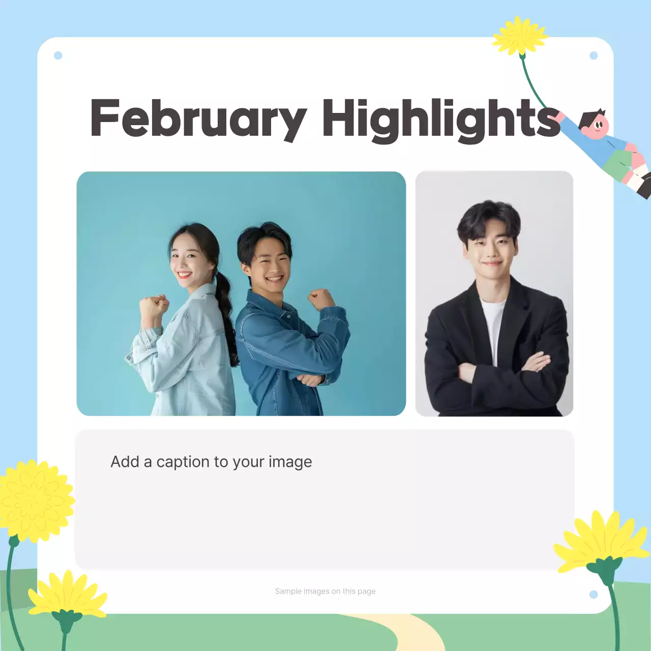 Promoção do boletim informativo Sky Blue Baby