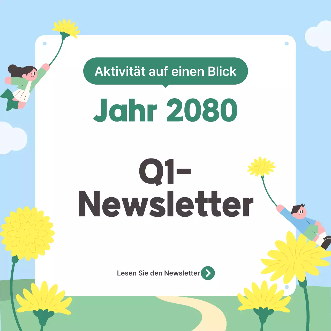 Sky Blue Baby Newsletter-Aktion