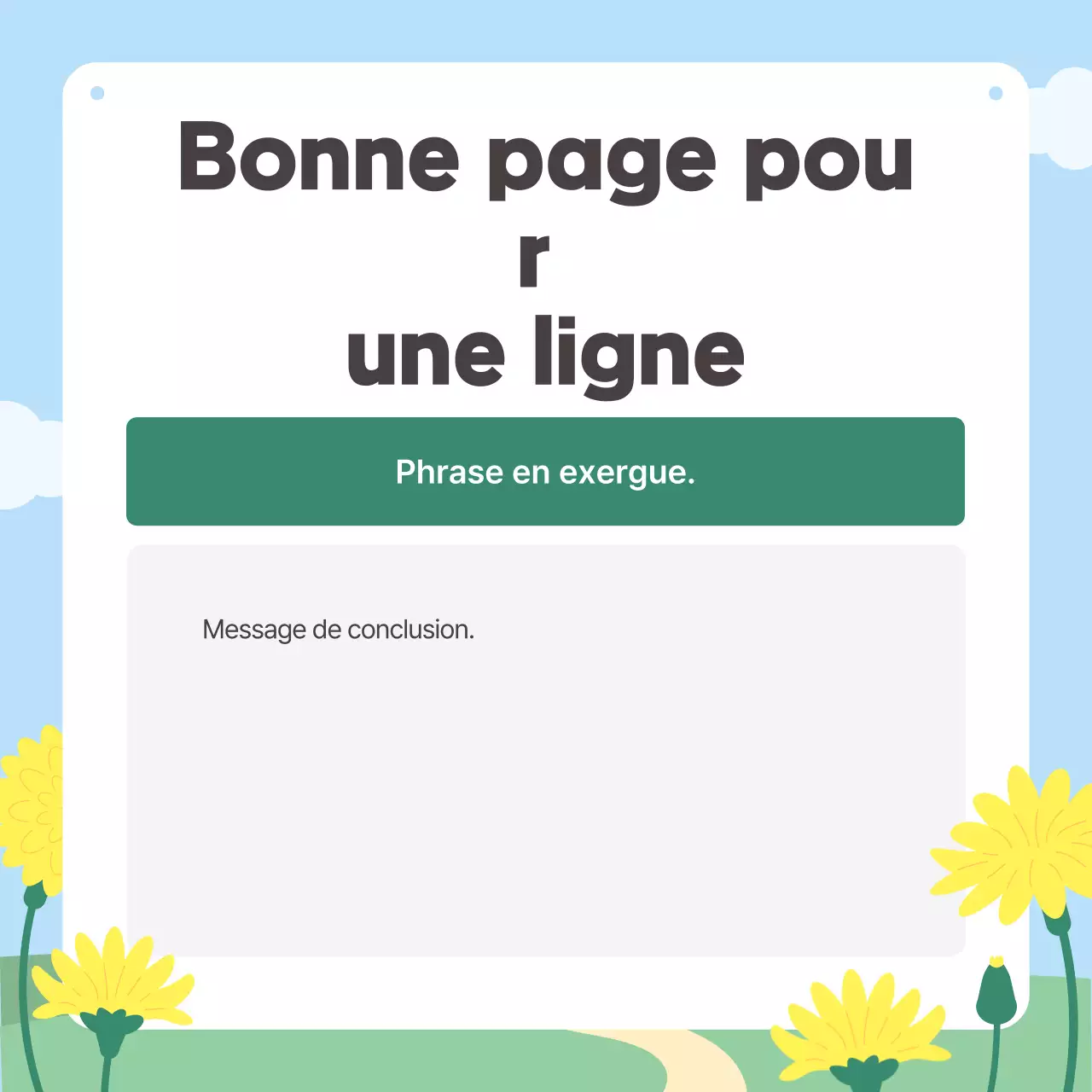 Promotion de la newsletter Sky Blue Baby