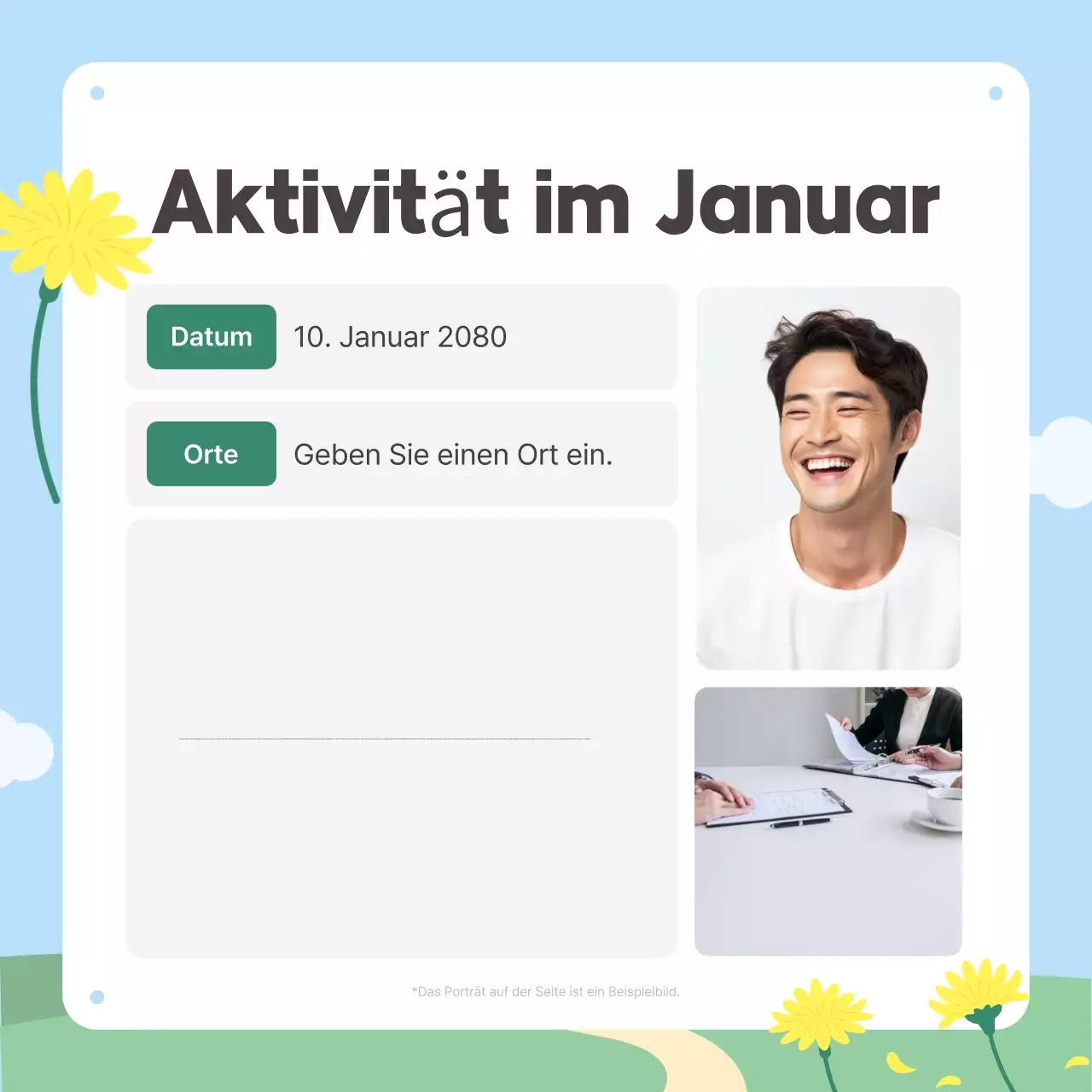 Sky Blue Baby Newsletter-Aktion