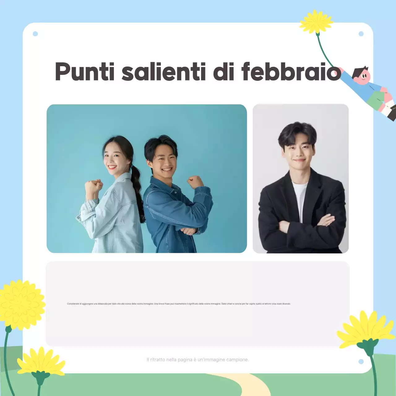Promozione della newsletter Sky Blue Baby