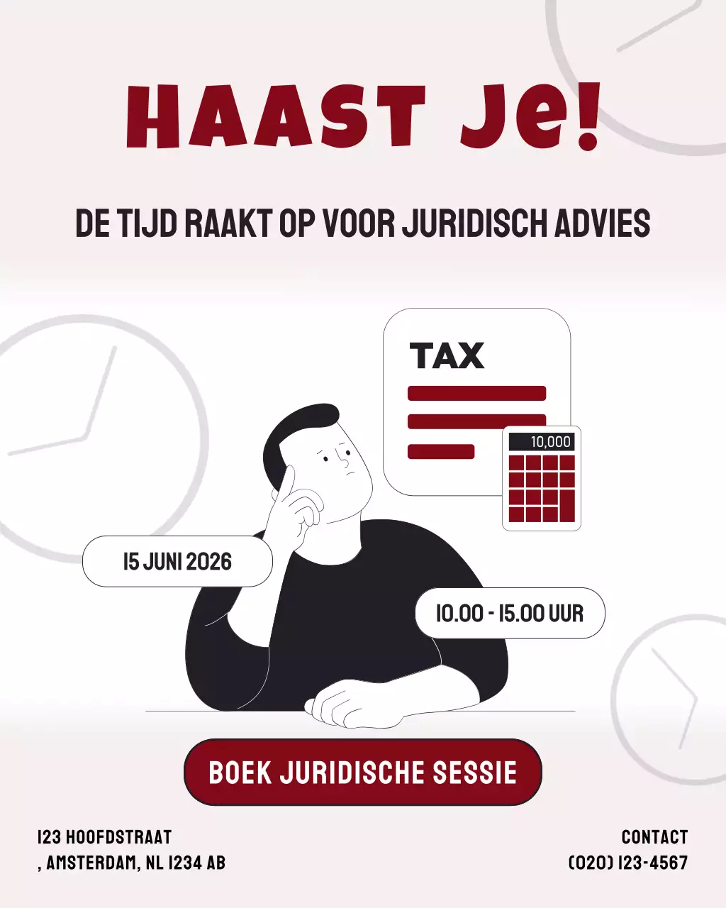 groene moderne juridische promotie