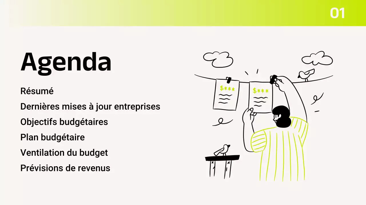 Présentation du planificateur budgétaire moderne et écologique