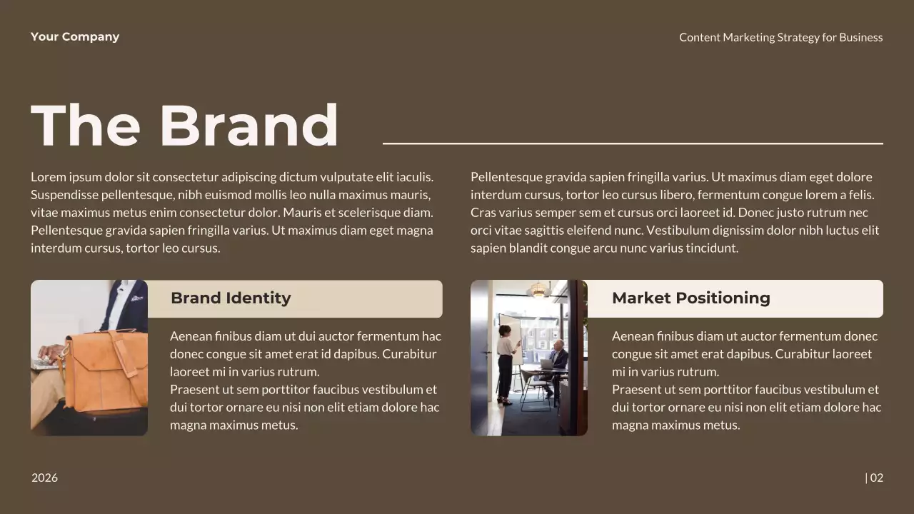 Beige Modern Business Presentation