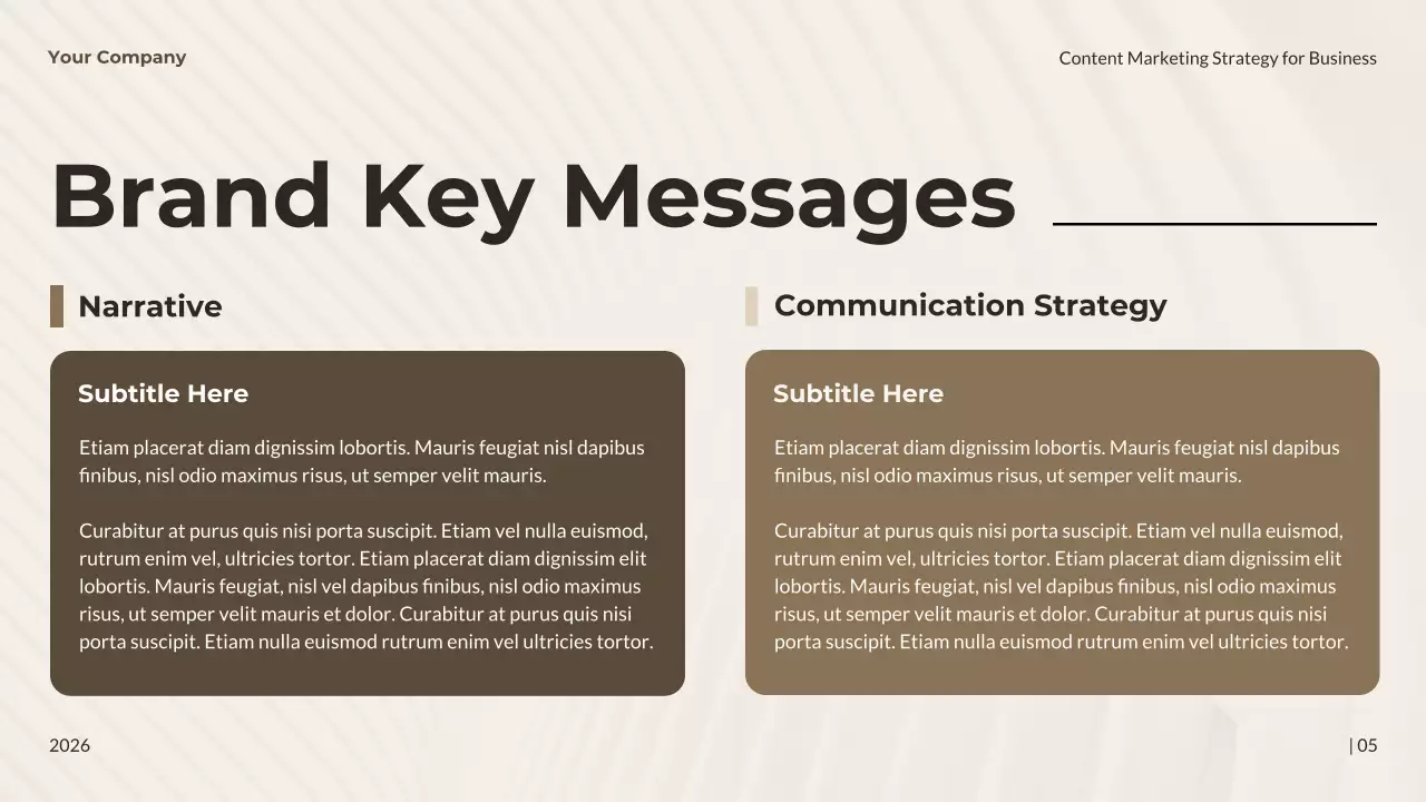 Beige Modern Business Presentation