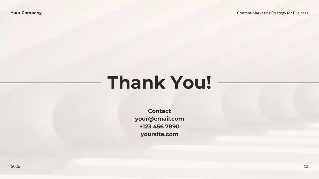 Beige Modern Business Presentation