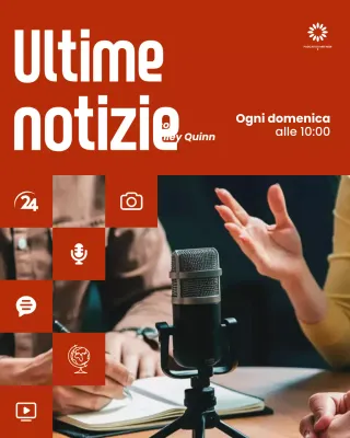 Post di Instagram del podcast Orange and White News Briefing