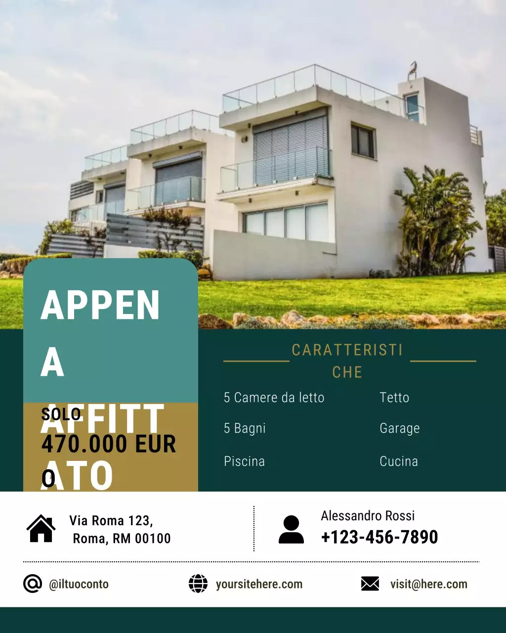 Promozione immobiliare moderna