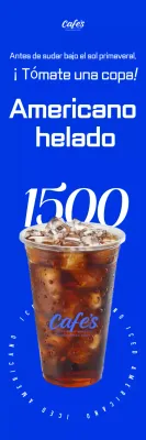 Anuncio de Blue Modern Coffee