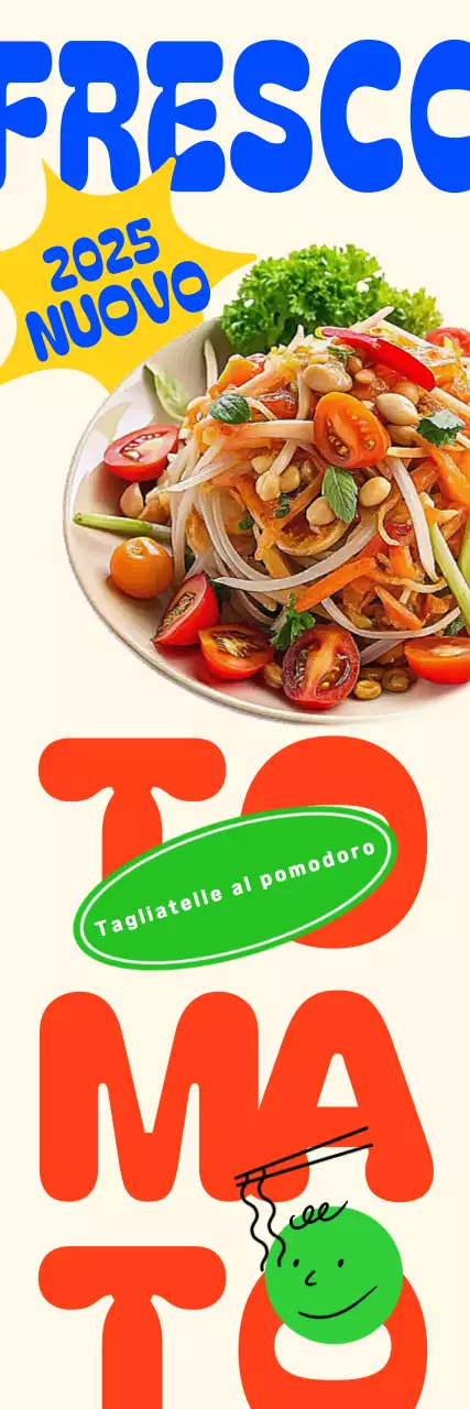 Pubblicità di cibo Orange Pop
