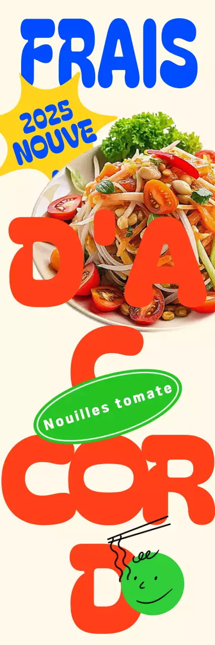 Publicité alimentaire pour Orange Pop