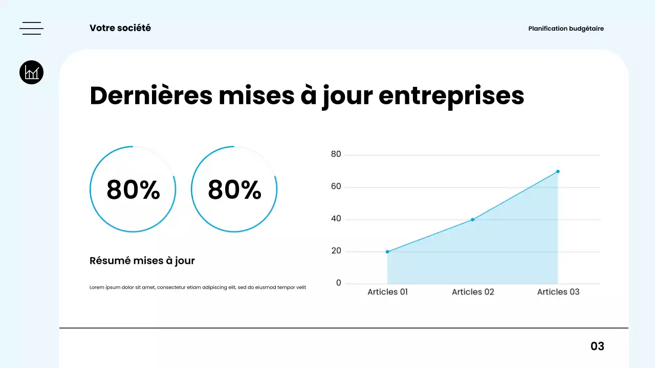 guide de planification budgétaire moderne et blanc
